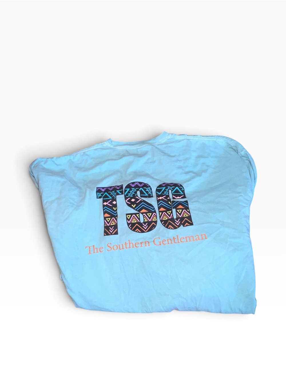 The Southern Gentleman Turquoise Long Sleeve Shirt Men’s XXL Southern Graphic T